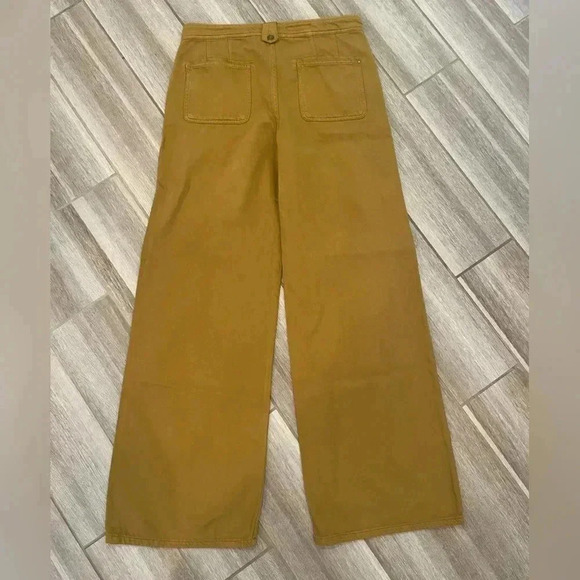 Anthropologie Pilcro Low-Rise Column Wide Leg Pants Size 29 TALL - Picture 6 of 9